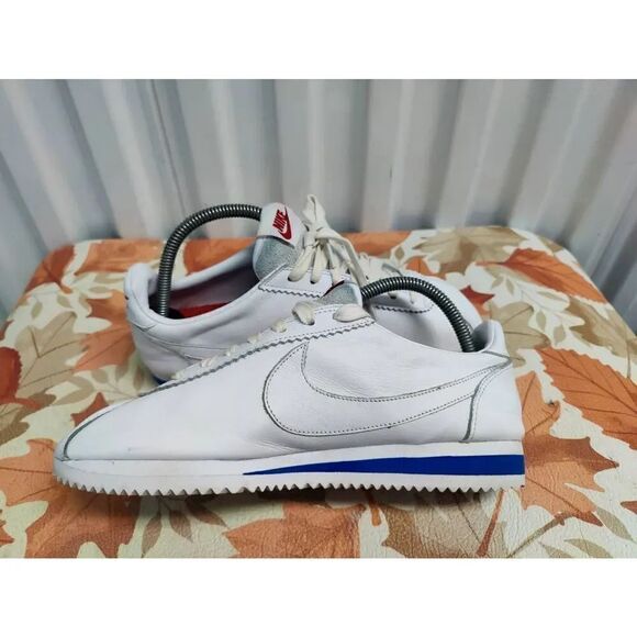 Nike Cortez Swooshless Men's Shoes Size 7 Sneakers Leather Forest Gump - Picture 2 of 8